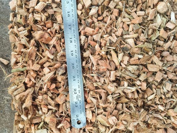 Coir Husk Chips Ruler Check